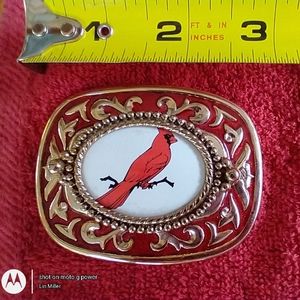 Western Style Cardinal Belt Buckle